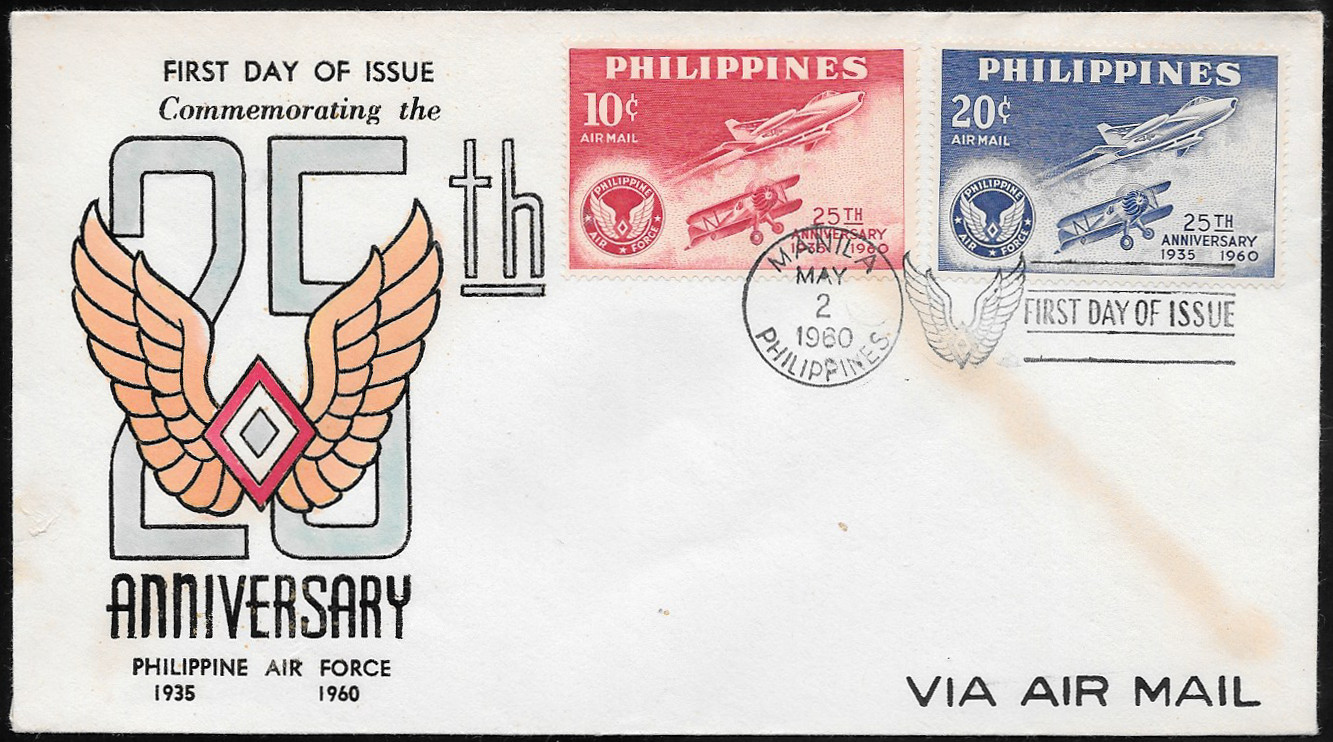 Philippines 1960 First Day Air Mail 